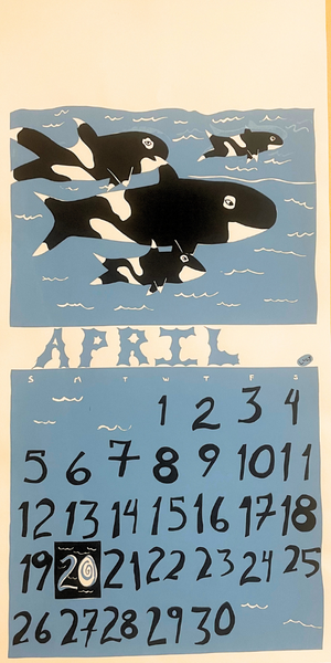 2015 Dolphin Studio Calendar Archive Print