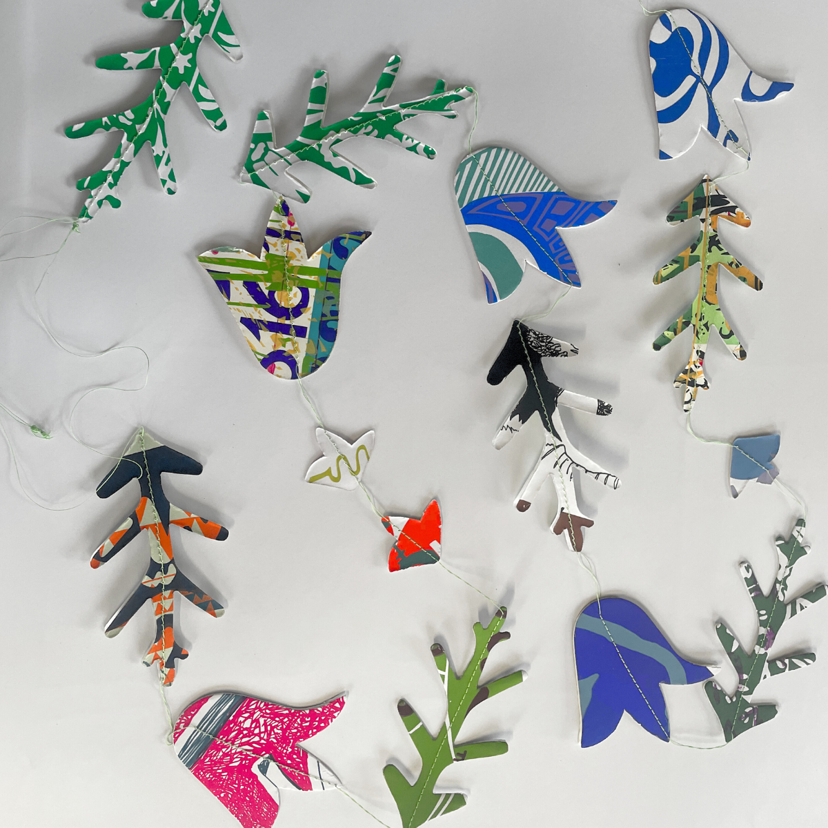 Paper Flower Garland