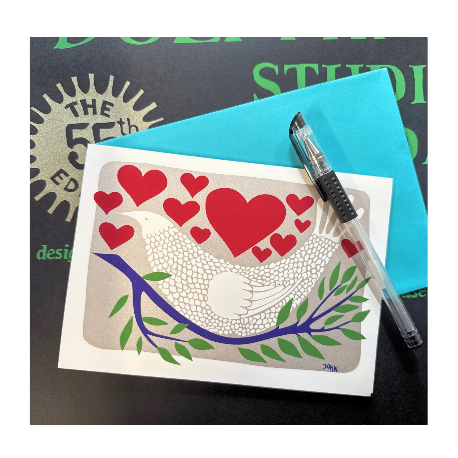 Lovely Dove on a Branch