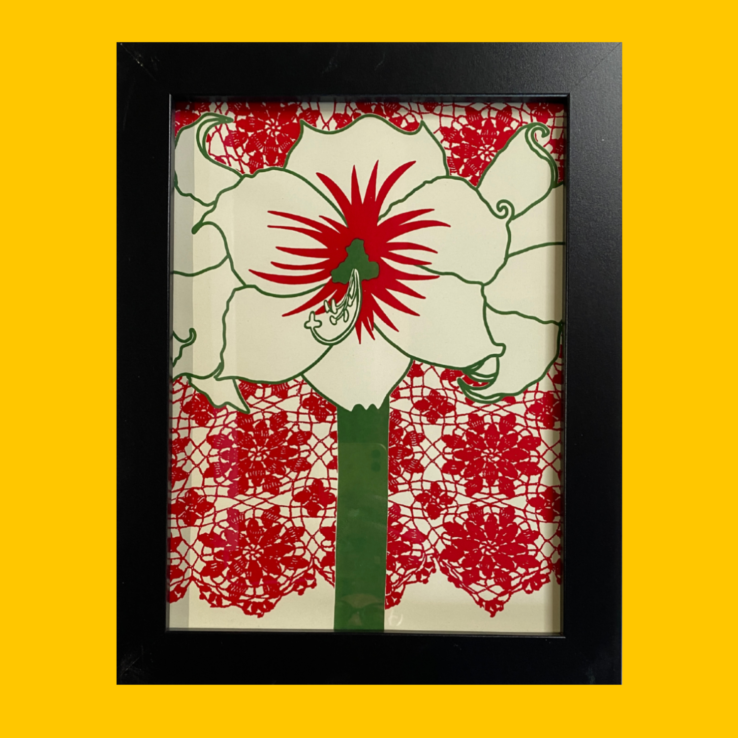 SALE - Framed Print - Amaryllis