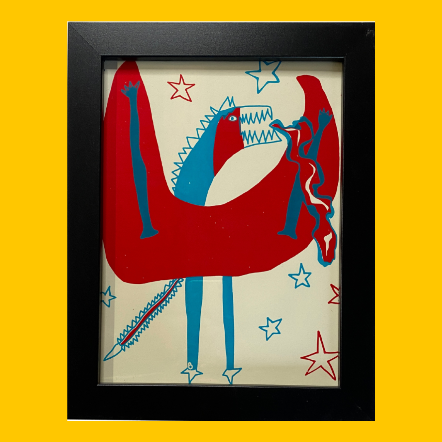 SALE - Framed Print - Dragon