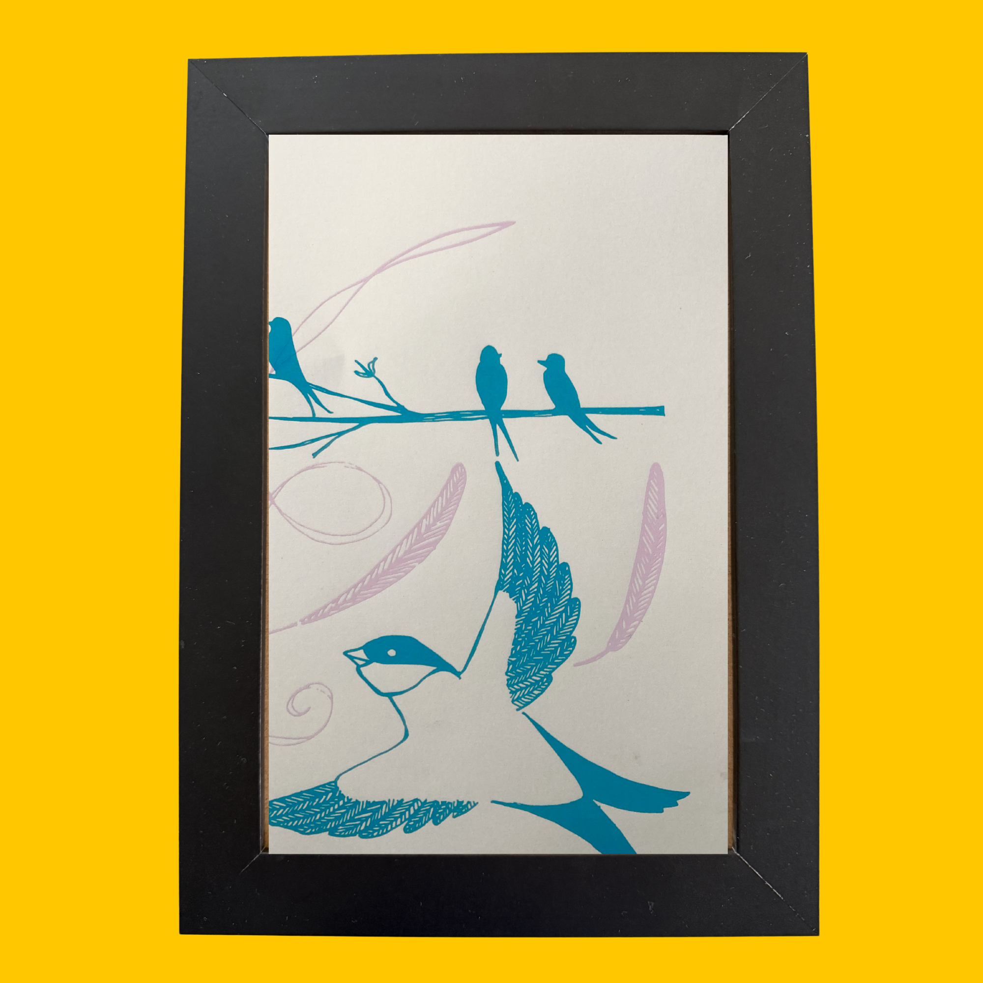 One-of-a-Kind Framed bird Print by Crispina