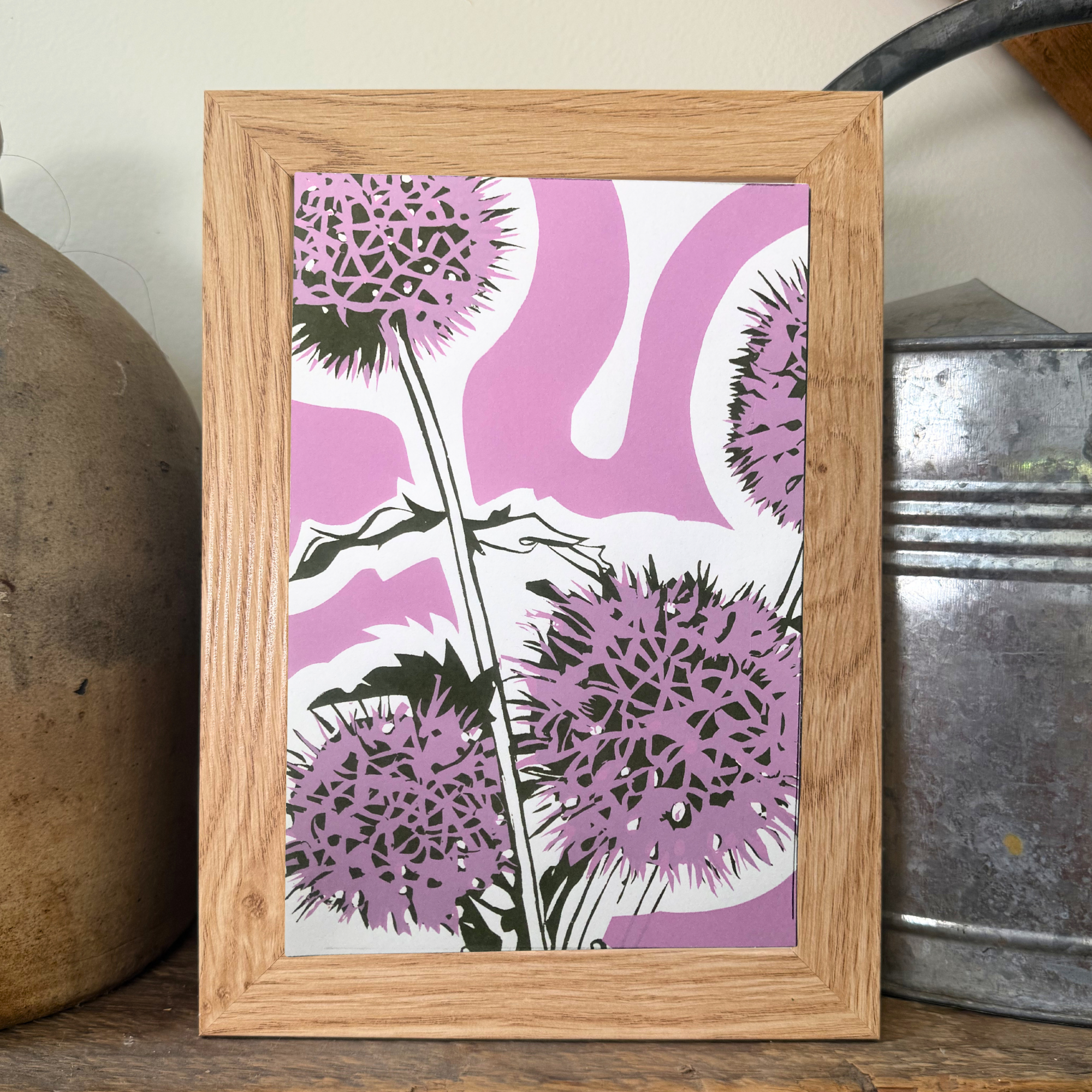 One-of-a-Kind Purple Blooms Prints