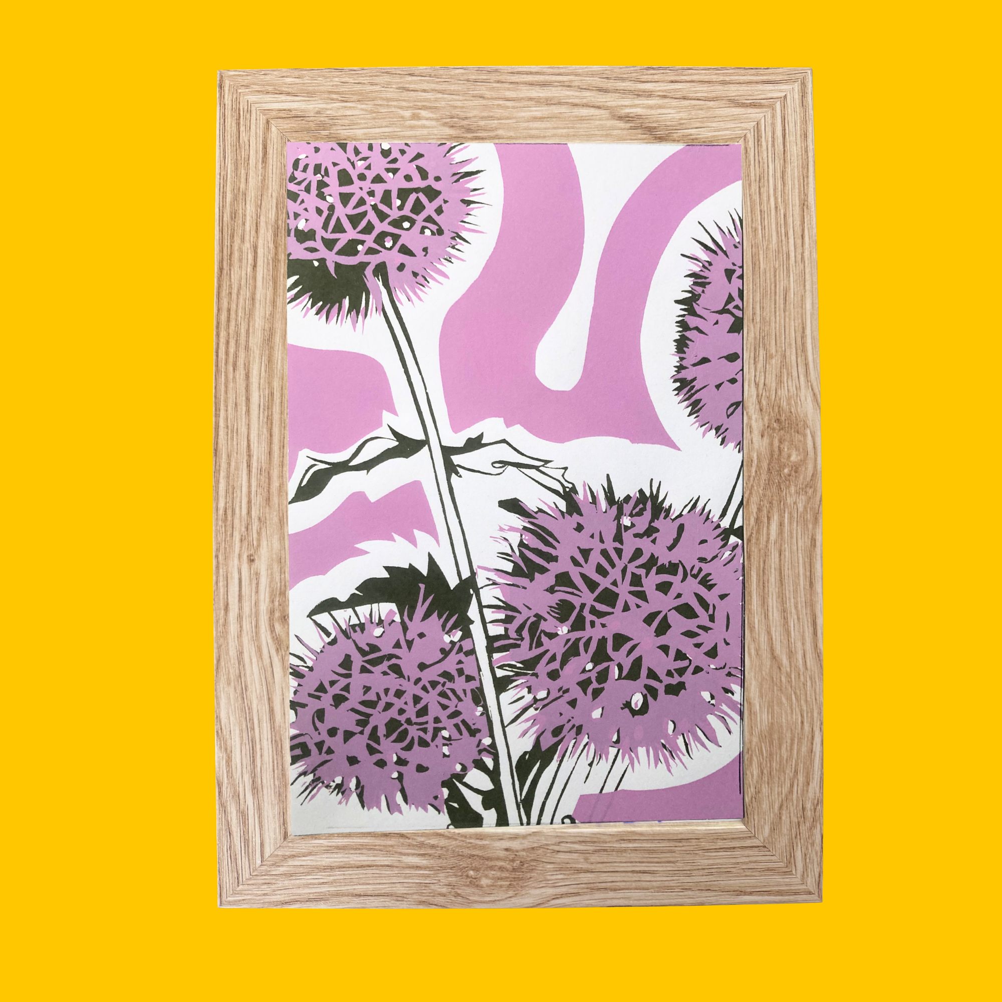 One-of-a-Kind Purple Blooms Prints