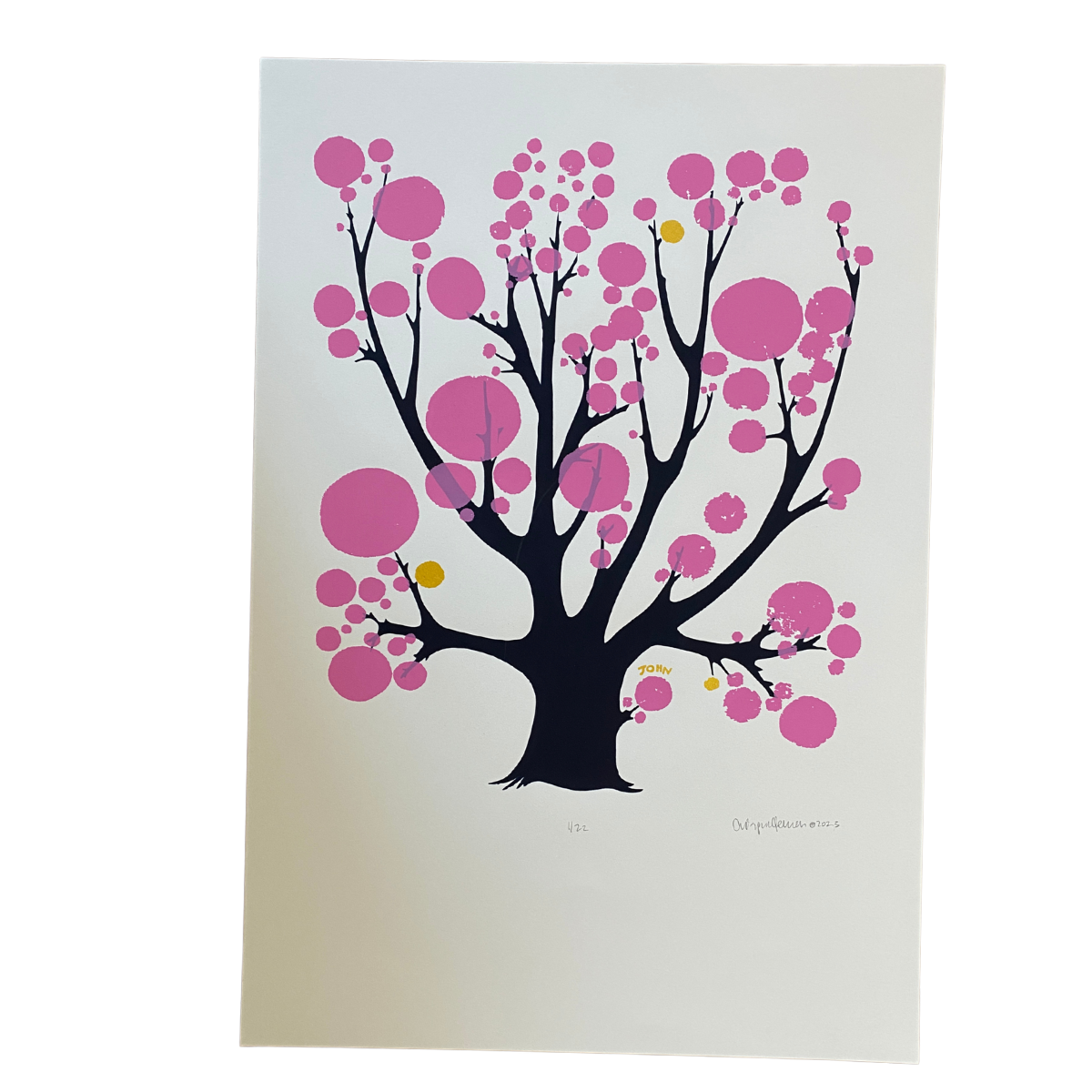 SALE -  Pink Bubble Tree