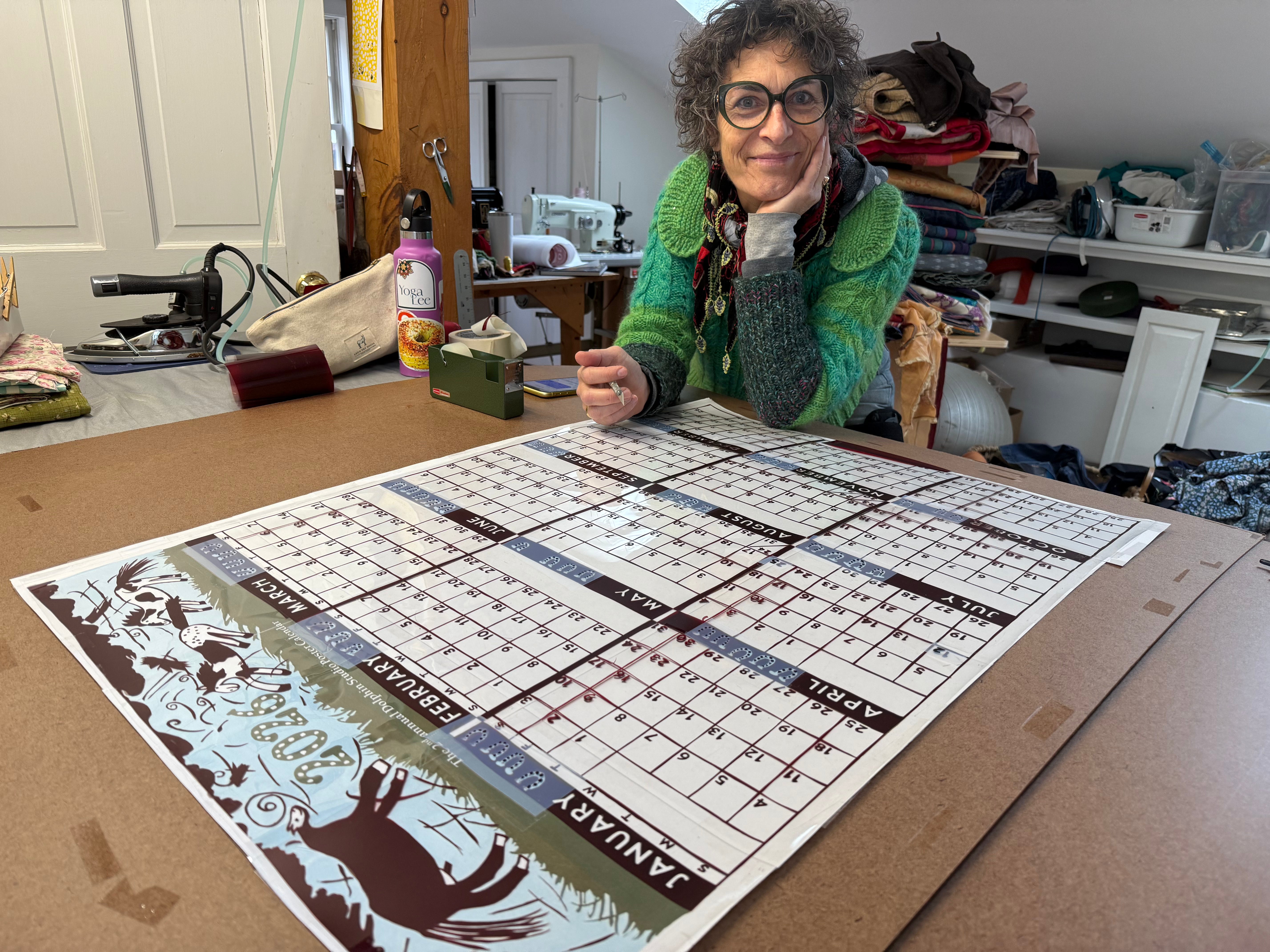 PRE-ORDER 2026 Dolphin Studio Poster Calendar