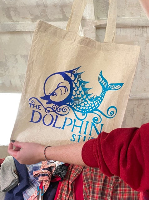 Tote Bag with The Dolphin Studio logo