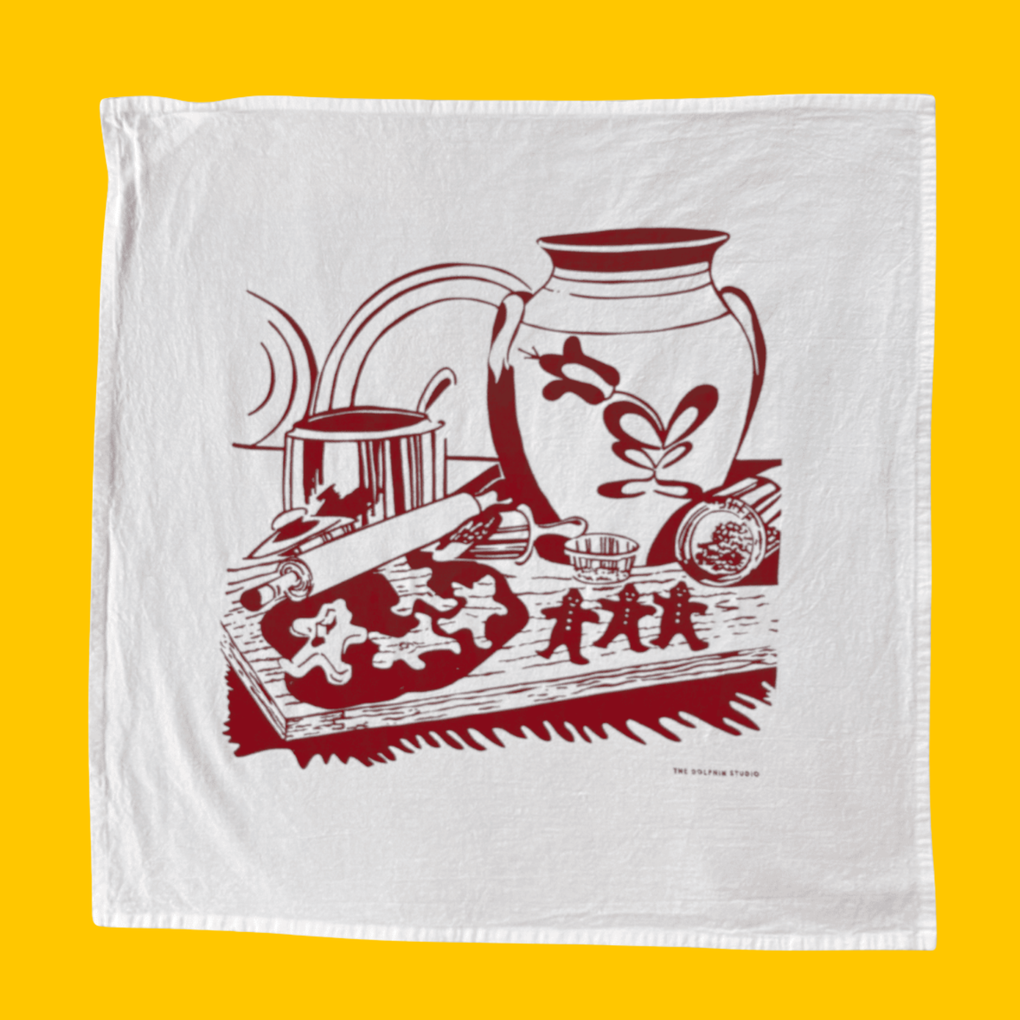 SALE Tea Towel/Kitchen Towel - Gingerbread