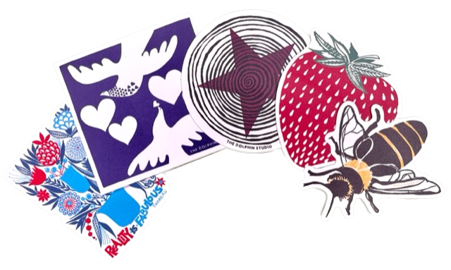Dolphin Studio Stickers - Choose from 5 Designs