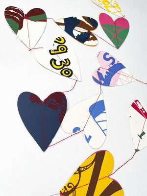 Paper Heart Garland