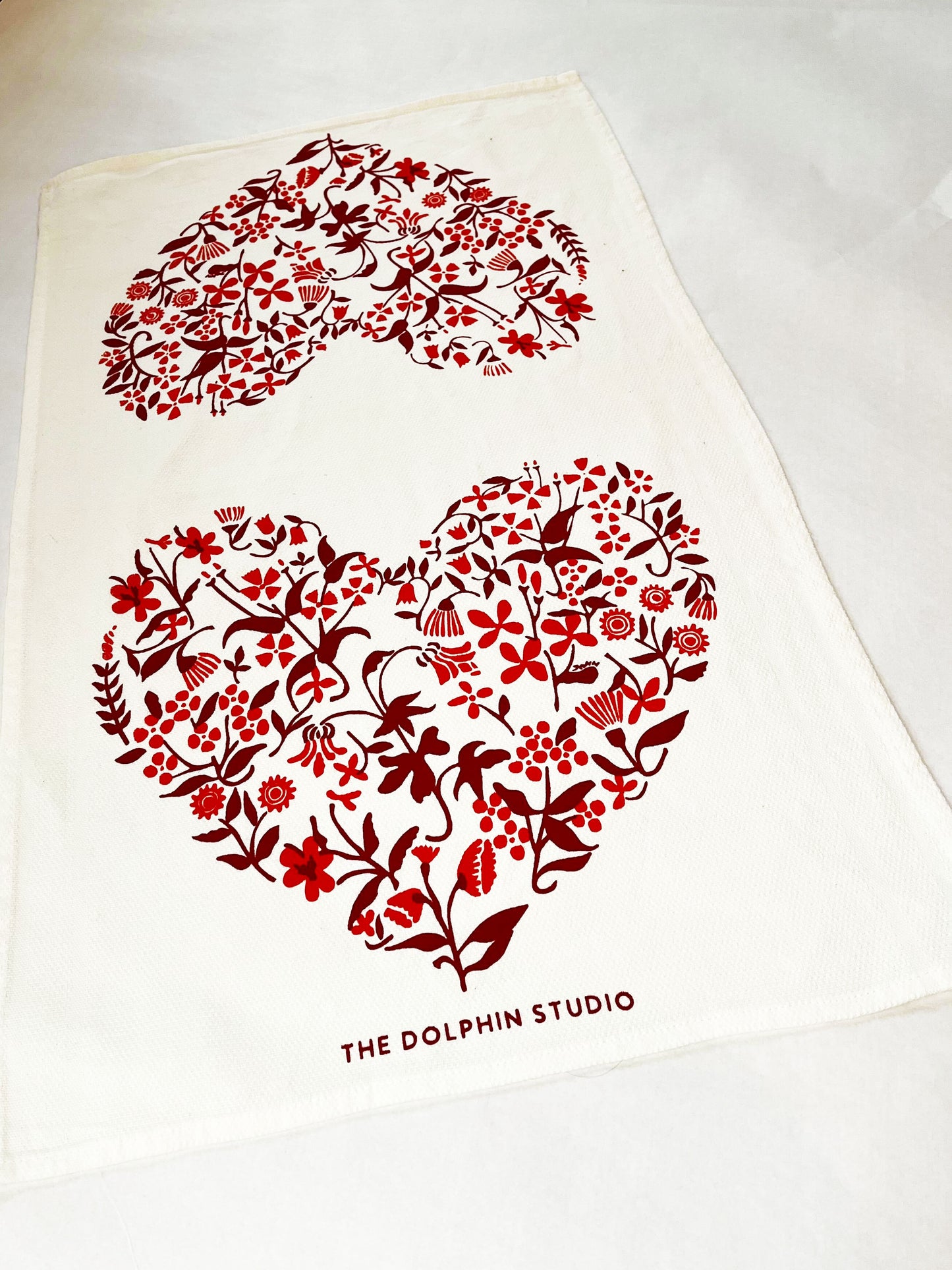Kitchen Towels - FLORAL HEARTS