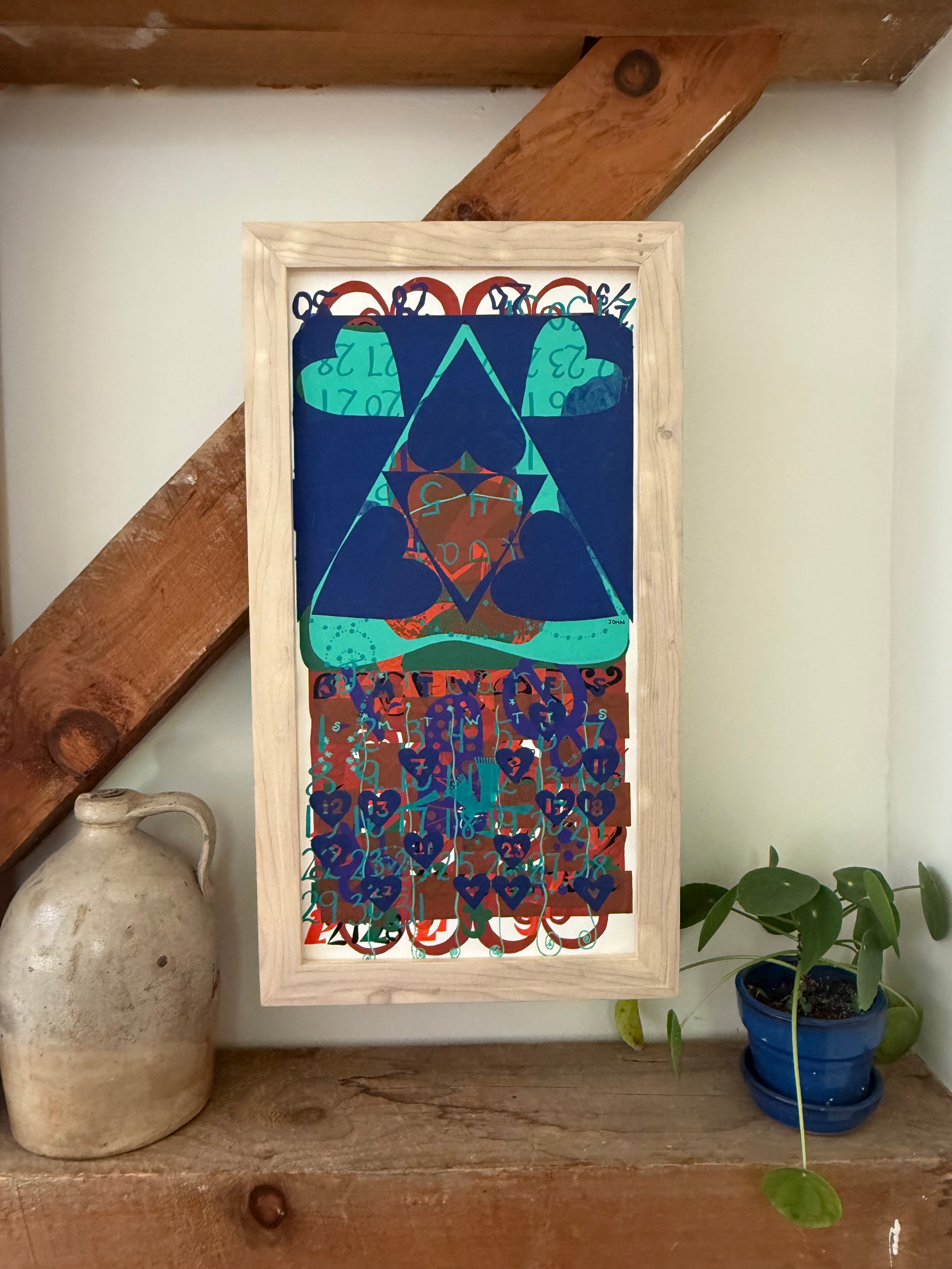 ONE OF A KIND Layered Monoprint