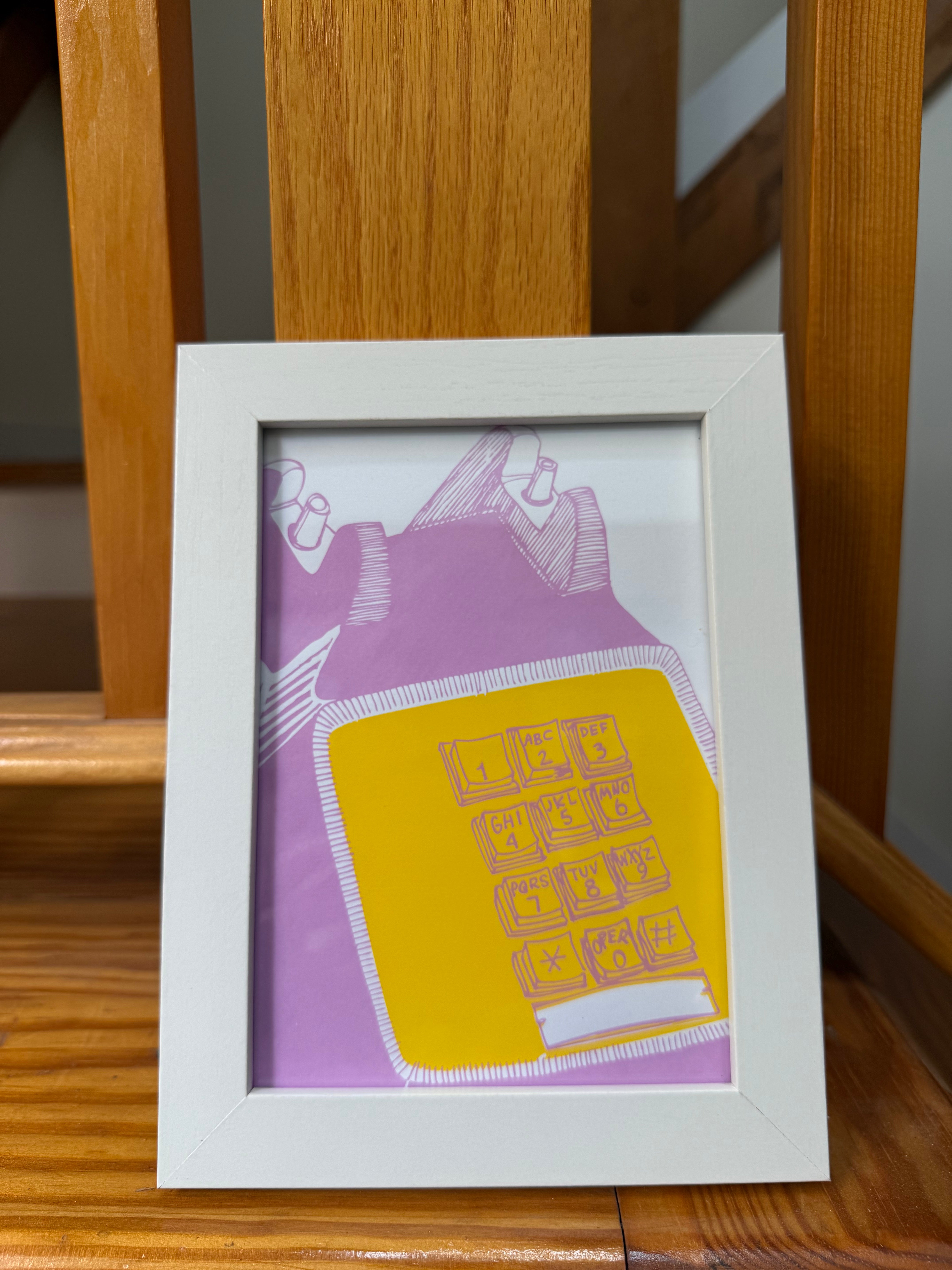 Don't Call Me Up - Framed Print