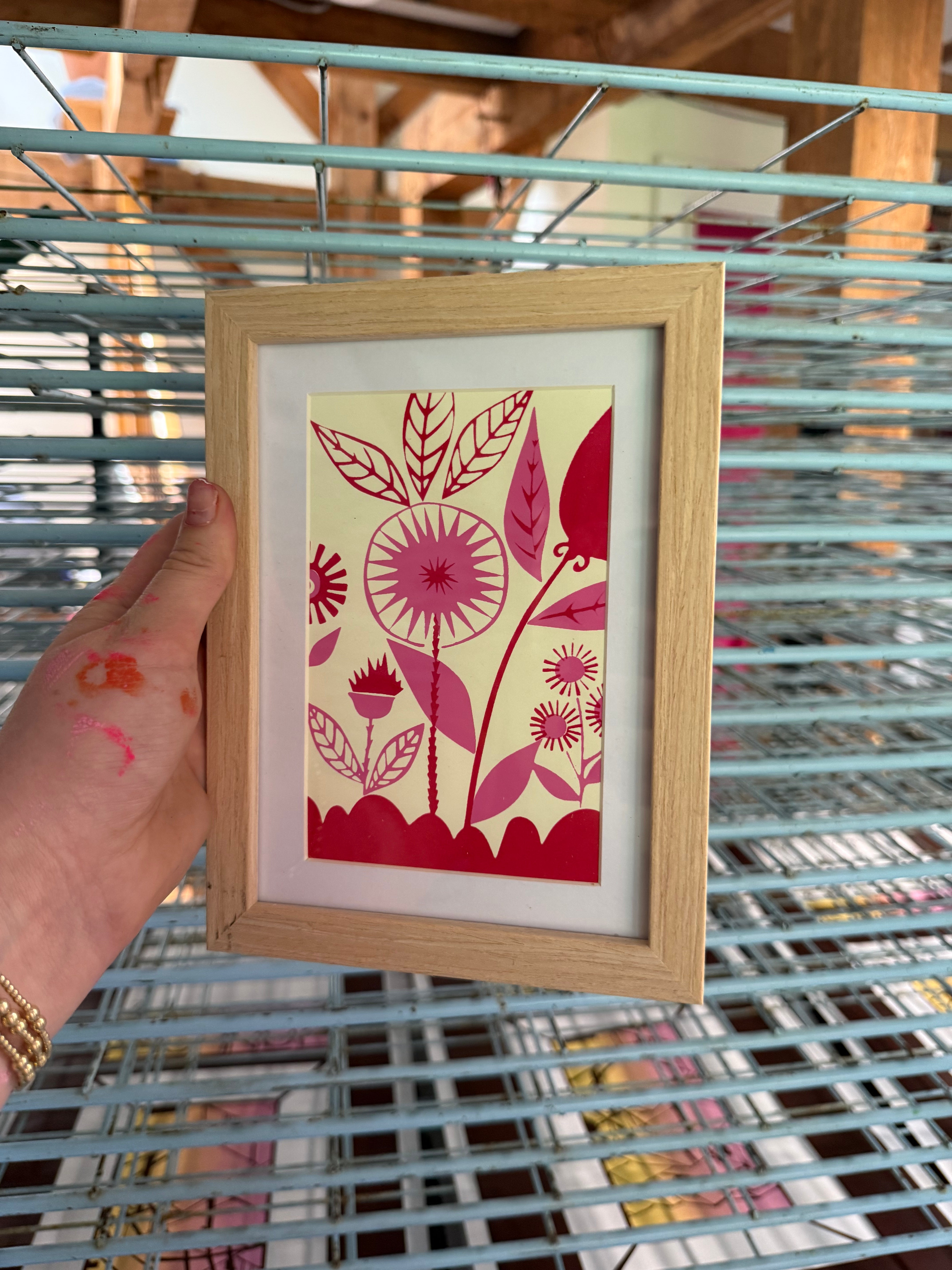 Framed Flowers -