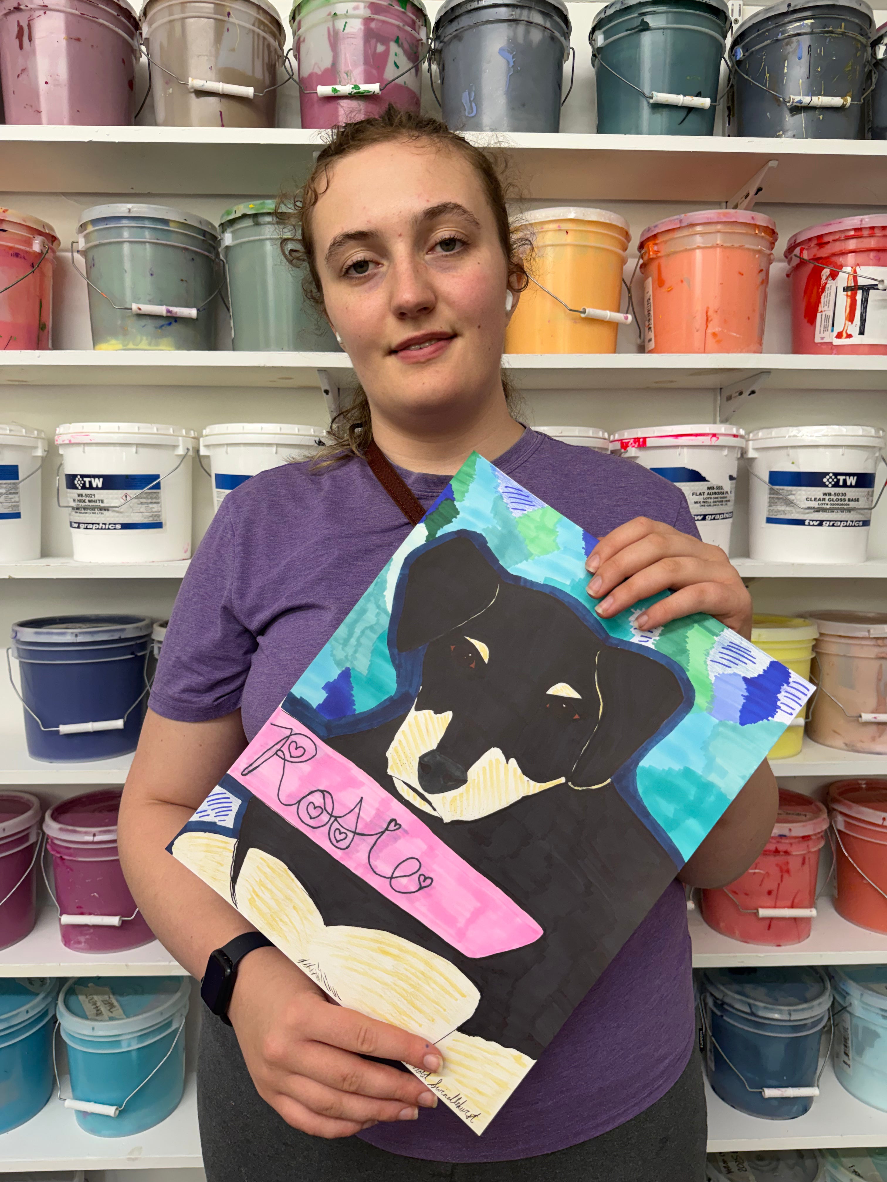 Custom Pet Portrait by Violet