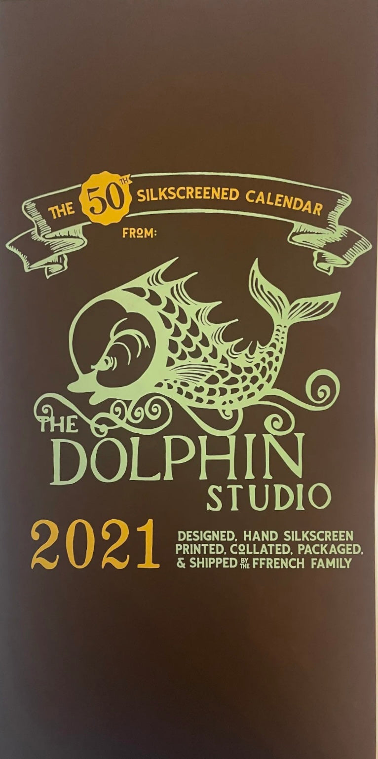 2021 Dolphin Studio Calendar Archive Print