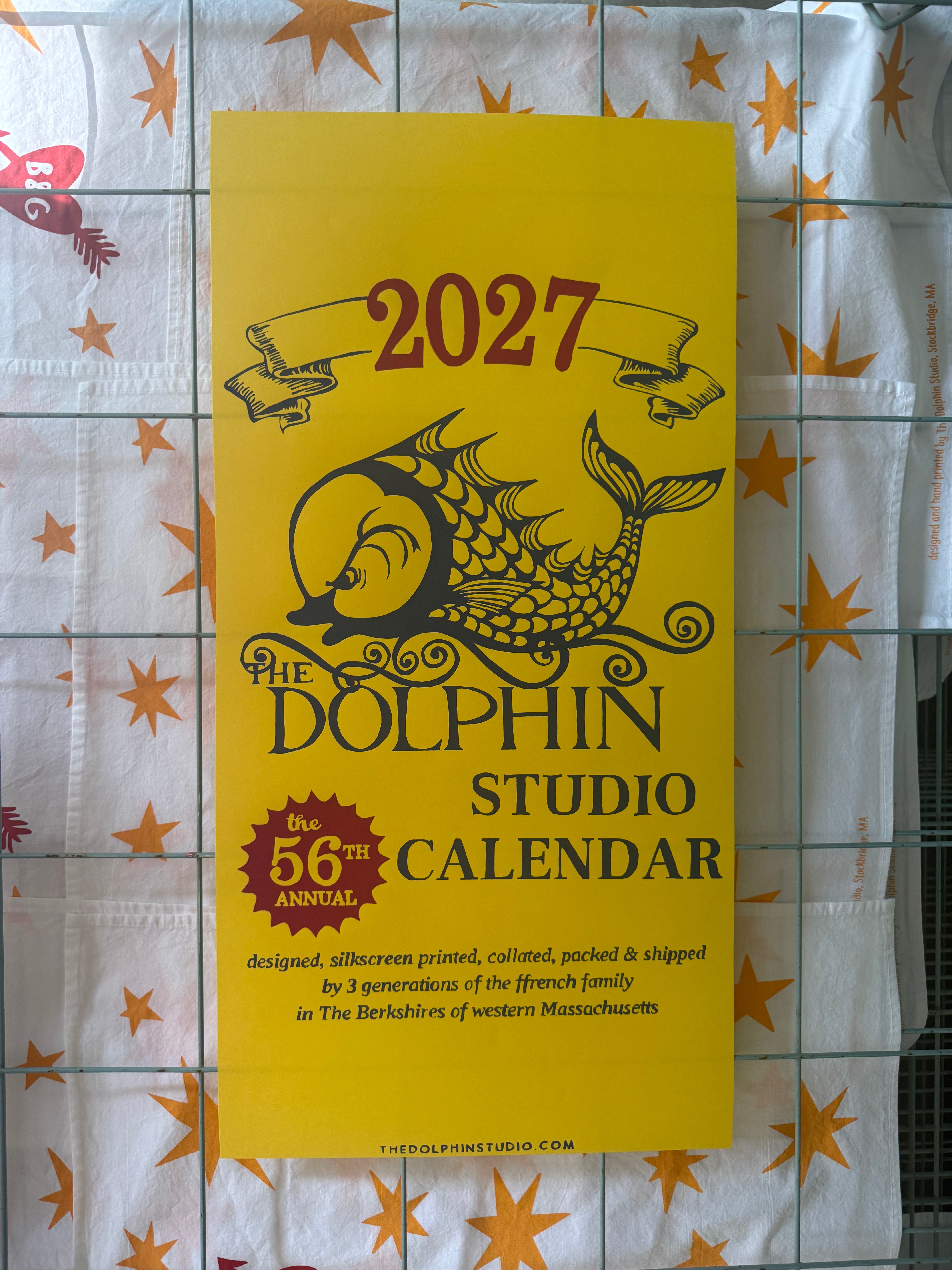 2027 Dolphin Studio Calendar ~ EARLY- BIRD ORDER