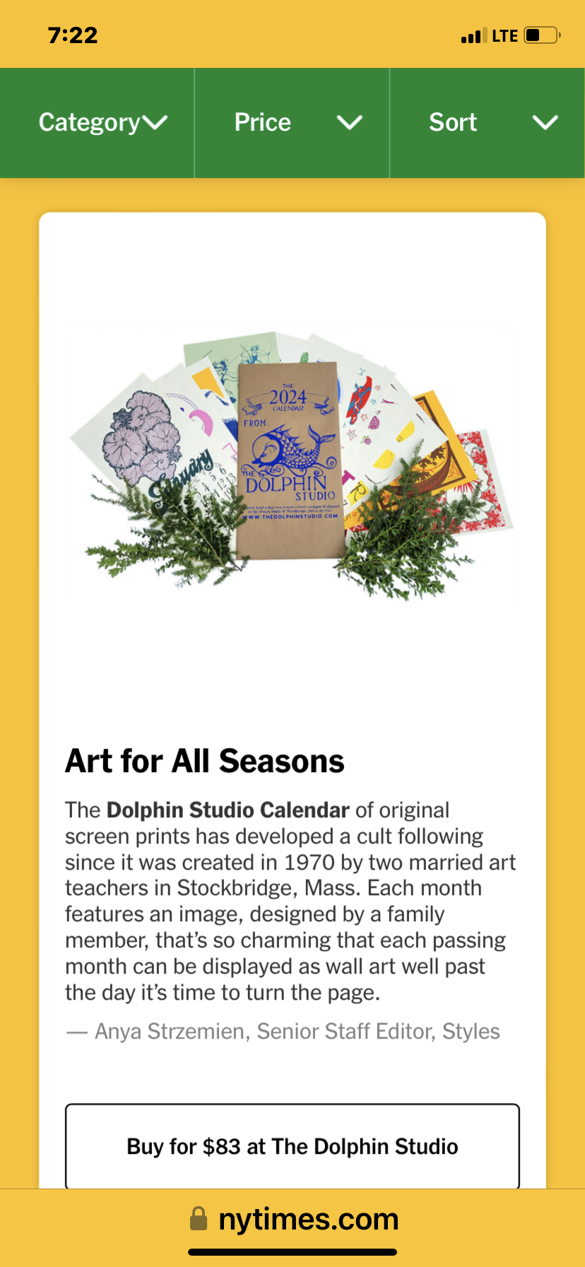 2024 Dolphin Studio Calendar ~ 53rd EDITION