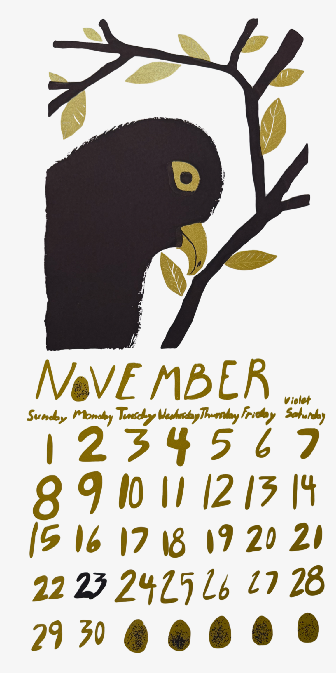 2020 Dolphin Studio Calendar Archive Print