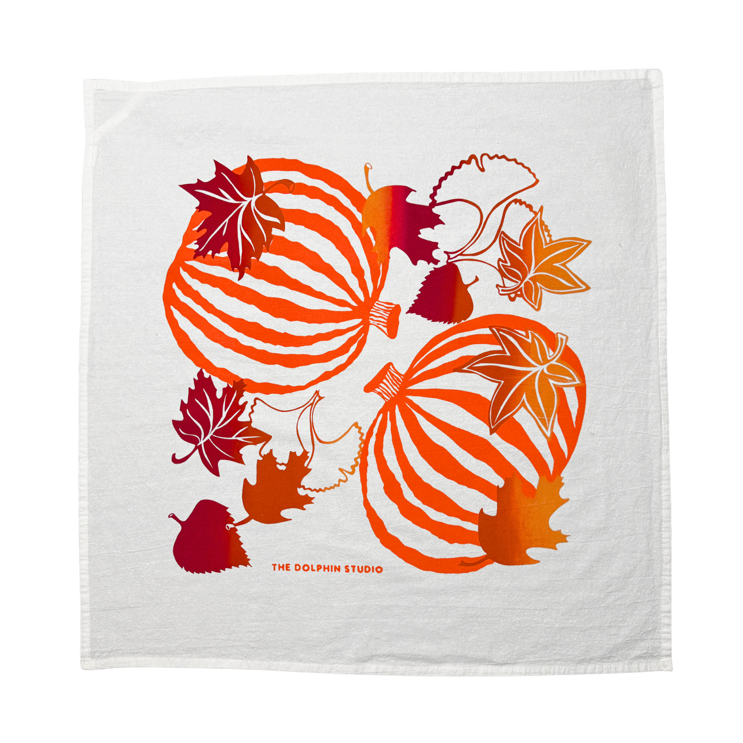 Tea Towel/Kitchen Towel/Dishcloth - Fall Pumpkin